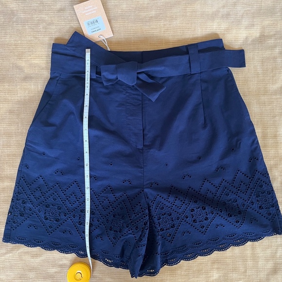 NWT - Navy Blue Organic Cotton Eyelet Top & Shorts Set - Size T3 (US8) - Picture 11 of 16